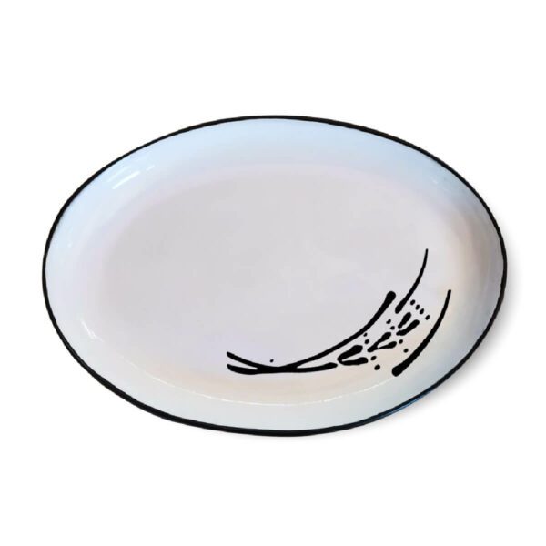 Large Oval Blate - Sandstorm & Country Style | Argilla Pottery